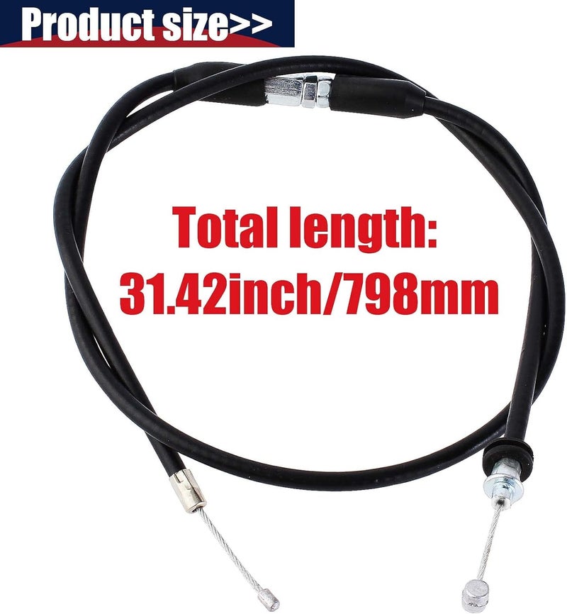 QAZAKY 31inch Throttle Cable Line for 49cc 50cc 70cc 90cc 110cc 125cc Kids ATV Quad 4 Wheeler Mini Pit Dirt Bike TaoTao Kazuma Buyang Coolsport Roketa Sunl Baja Kymco - Image 2